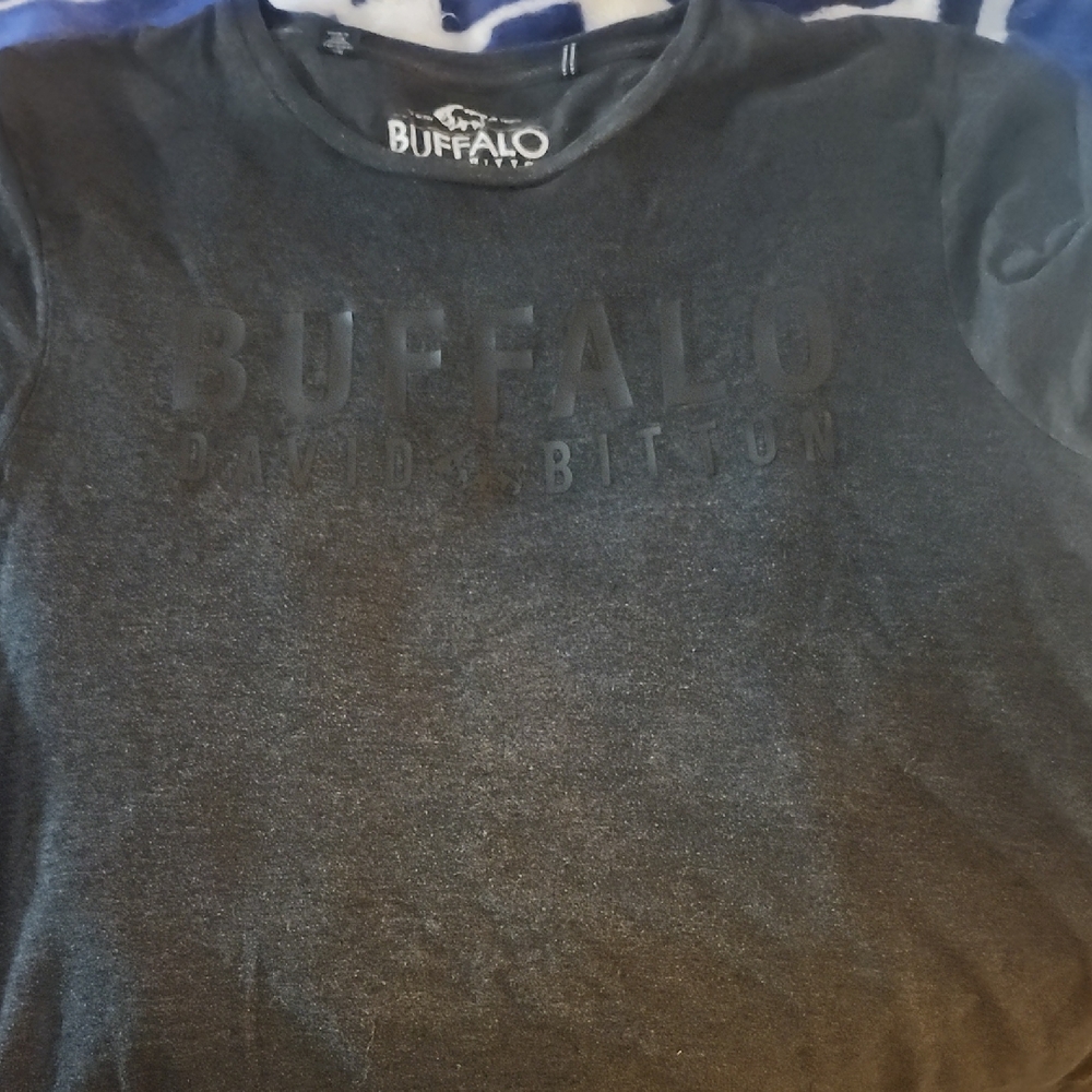 Buffalo David Bitton Black Short Sleeve Tee